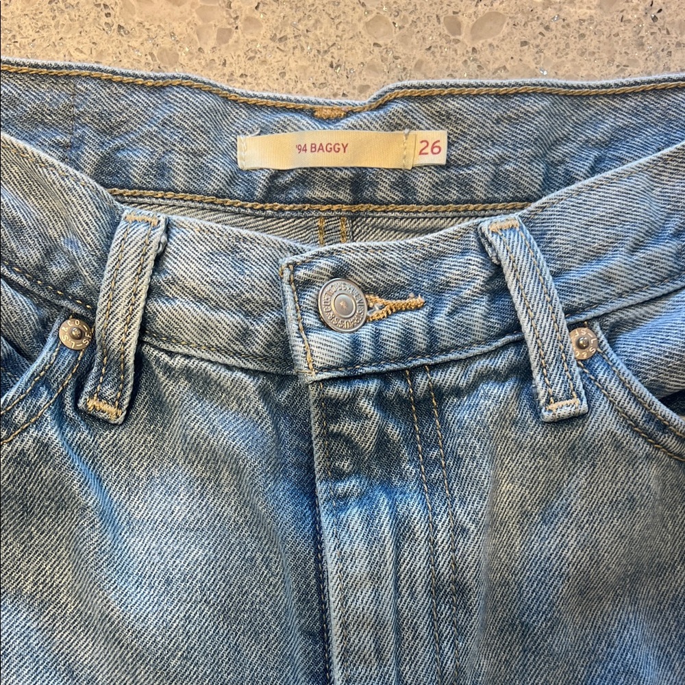 Levi's Blue Boyfriend Jeans